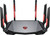 MSI Radix AXE6600 WiFi 6E Tri-Band Gaming Router, AI QoS, RGB, 1.8GHz Quad-Core Processor, MU-MIMO, Tri Band Gigabit Wireless, 8-Stream, High Speed Long Range Gaming Router