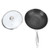 Eacam 316 Stainless Steel Frying Pan Non Stick Skillet for Induction (34cm)
