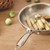 Mevbeyy Stainless Steel Frying Pan, 2 Sizes to Choose (30cm)