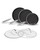 IDEALHOUSE 3-Piece Nonstick Frying Pan Set with Lids,8", 10" & 11" Skillets