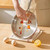 VELIHGP Uncoated Stainless Steel Frying Pan Non stick Iron Pot for Household Use