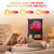 RealSmart Electric Fireplace Heater 22 in Freestanding Fireplace Stove Infrared Quartz Fireplace for Idoor Use with 3D Flame Effect Remoted Control, Timer, Overheating Protection Black