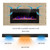 R.W.FLAME 36 inch Recessed and Wall Mounted Electric Fireplace, Ultra Thin ad Low Noise, Fit for 2 x 4 and 2 x 6 Stud, Remote Control with Timer,Touch Screen,Adjustable Flame Color and Speed