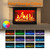 VINGLI 24 inch Electric Fireplace Insert, Modern 3-Sided Recessed Fireplace with 12 Realistic Adjustable Flame Colors, 5 Brightness Levels, 8H Timer, Overheat Protection & Remote Control