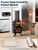 DR. INFRARED HEATER DR-991 Portable Electric Fireplace Space Heater w/Humidifier & Remote, Infrared Heat, 3D Flame Effect, Timer, Quiet, 1500W, ETL Listed, Freestanding, LED Display