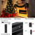 Vitesse 50 Inch Ultra Thin Electric Fireplace-Narrow Bezel Linear Fireplace Heater Recessed Wall Mounted, Remote and Screen Control, 8H Sleep Timer, Low Noise, 750/1500W for Living Room, Bedroom