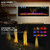 Vitesse 60 Inch Ultra Thin Electric Fireplace-Narrow Bezel Linear Fireplace Heater Recessed Wall Mounted, Remote and Screen Control, 8H Sleep Timer, Low Noise, 750/1500W for Living Room, Bedroom