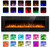 Antarctic Star 36 Inch Electric Fireplace in-Wall Recessed and Wall Mounted, Fireplace Heater and Linear Fireplace with Multicolor Flame, Timer, 750/1500W Control by Touch Panel & Remote