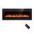 Havato 42" Recessed and Wall Mounted Electric Fireplace with Realistic & Adjustable Flame, 750/1500W Ultra-Thin Fireplace Heater with Remote Control, Linear Fireplace for Living Room