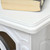 HOMCOM 17" Freestanding Electric Fireplace Stove Heater 750W/1500W White