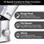 Kitchen in the box Stand Mixer 8.5 QT, 900 Watt Heavy Dough Mixer Silver
