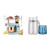 VIVOHOME 9-in-1 Stand Mixer with Fermentation & Timer, 7.5-Quart, Blue and 1.6 Gallon/6L 900W Water Distiller Countertop