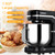 EcoSummer 7.5Qt Stand Mixer, 660W 10-Speed Tilt-Head Dough Mixer, Black