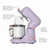 Stand Mixer 3.5 Qt, Compact Tilt-Head Electric Food Mixer for Baking (Lavender)