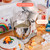 Stand Mixer 3.5 Qt, Compact Tilt-Head Electric Food Mixer for Baking (Wildflower Porcini)