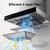 ROBAM 30" Wall Mount Range Hood 1300 CFM, 30" Built-in Gas Cooktop, Hood-Cooktop Linkage