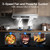 AMZCHEF 30" Under Cabinet Range Hood dual-fan*1 36in*1