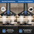 Tieasy Island Range Hood 36 inch, Ceiling Mount, 700 CFM Gesture Control