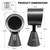 PANDAAR Portable Range Hood, 3-Speed Desktop Kitchen Exhaust Fan