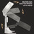 Foldable Desktop Range Hood 3 Speed Tabletop Portable Kitchen Smoke Exhaust Fan