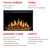 R.W.FLAME Electric Fireplace Insert, Touch Screen Remote Control, 5 Color 4 Flame Colors Adjustable Flames, 8 H Timer, 5 Brightness Settings, 750W/1500W Dual Heat for Living Room & Bedroom (37''X27'')