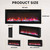 GarveeTech 50 Inch Smart Electric Fireplace,Recessed and Wall Mounted