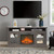 Innoflame 23" Electric Fireplace Insert, Fireplace Heater with Remote, Adjustable 4 Flame Brightness, Log Set, Low Noise, 8H Timer, Overheating Protection, 1400W (23" W X 19 3/4" H)