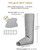 FIT KING Air Compression Leg Massager Foot Calf Compression Boots, Mom Gift