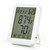 WJJDLLNP Home Office Touch Screen Electronic Temperature and Humidity Meter Night Light Clock Digital Thermometer