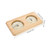 Wooden Sauna Thermometer Hygrometer, Wall Mounted Dual Reading Gauge