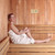 Wooden Sauna Thermometer Hygrometer, Wall Mounted Dual Reading Gauge