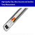 TPUOBYRXW DS18B Waterproof Temperature Sensor Stainless Steel Probe, PTFE Threaded Digital Thermometer for Industrial Use(PT1 6-100mm)