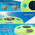 Digital Pool Thermometer Floating Easy Read, 2-in-1 Solar Powered Pool Salt & Temperature Monitor with Large LCD Display, IPX7 Waterproof Floating Thermometer for Spa Hot Tub