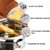 Fryer Lid and Thermometer with Oil Strainer Stainless Steel for Stovetop