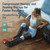 QUINEAR Leg Massager, 3-in-1 Heat and Compression Therapy, Air Compression Leg Recovery System, Leg Massage Boots for Circulation and Pain Relief, FSA-HSA-Eligible