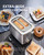 2 Slice Toaster with Digital Countdown Timer, Wide Slots for Thick Bread