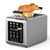 Smart Touch 2 Slice Toaster, 1.6''Wide Slots Stainless Steel Toasters
