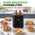 NutriChef 2-Slice Digital Toaster | 6 Preset Toast Modes Grain, Bagel, Muffin, Bread, Waffle & Pastry | Includes LED Touch Screen, Crumb Tray, Auto-Power Safety Cutoff & Memory Saver | Black