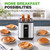 NutriChef 2-Slice Digital Toaster | 6 Preset Toast Modes Grain, Bagel, Muffin, Bread, Waffle & Pastry | Includes LED Touch Screen, Crumb Tray, Auto-Power Safety Cutoff & Memory Saver | Stainless Steel