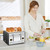 SEEDEEM 4 Slice Stainless Steel Toaster, LCD Display, Wide Slots