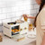 XJPWZER Breakfast machine multi-function four-in- automatic household bread pizza toaster