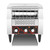 Commercial Conveyor Toaster 300 Slices/Hour,1900W Stainless Steel Dual Heat