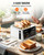 Toaster 4 Slice with TouchScreen, Memory Function & Single-Slot Focus, Keenstone 1800W Smart Digital Toaster for Ultimate Control, Wide Slot to Reheat & Defrost Bagels, Bread, Waffles, Stainless Steel