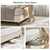 EnHomee Twin Bed Frames with Upholstered Headboard & Charging Station
