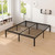 NEW JETO Metal Bed Frame,Queen Size Bed Frame with Storage Space,18 Inch