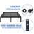 NEW JETO Metal Bed Frame,King Size Bed Frame with Storage Space,18 Inch