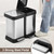 40L Dual Cartment Trash Can 2x20L Stainless Steel Kitchen Bin with Pedal t for Home Office & Kitchen Waste Sorting Space-Saving Design