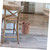Mum-Sized Wood-Look Plastic Trash Can with Swing Lid - Ideal for Kitchen & Bathroom Practical Home Use Waste Bin