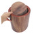 Mum-Sized Wood-Look Plastic Trash Can with Swing Lid - Ideal for Kitchen & Bathroom Practical Home Use Waste Bin