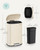 SONGMICS 13 Gallon (50 L) Trash Can, Stainless Steel, Step-On Pedal